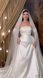 G21-055 Elfenbein Etui Brautkleid Hauptansicht Clean Frame