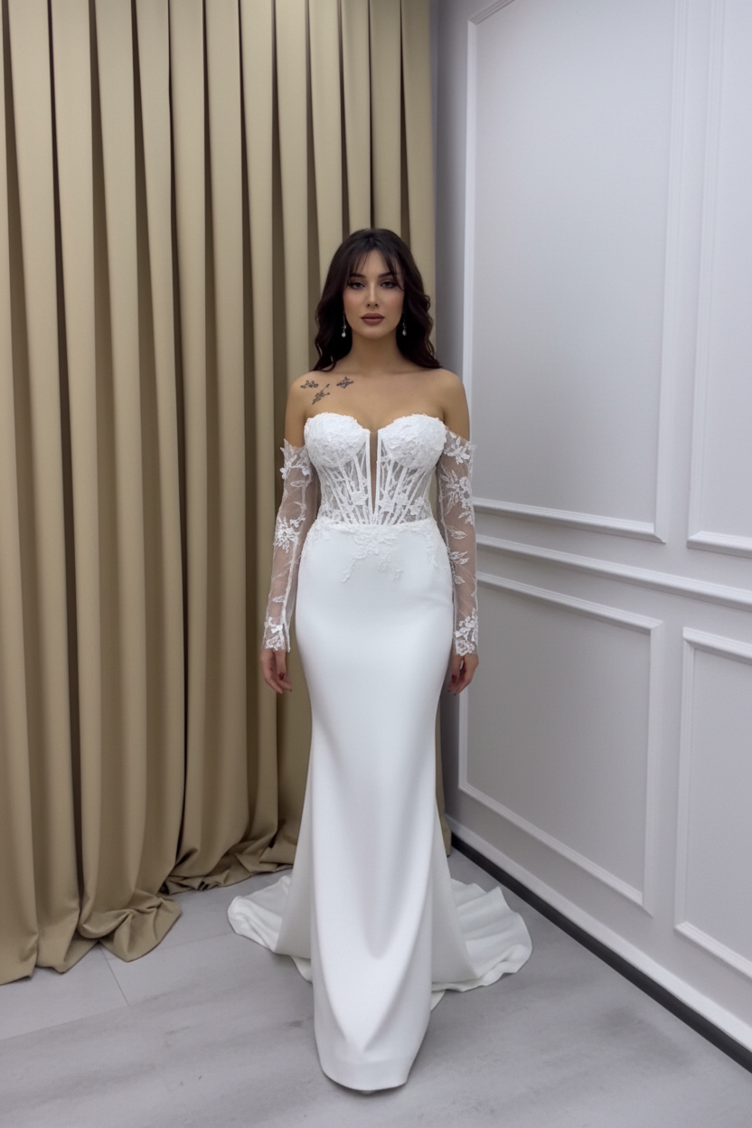 G21-41 Meerjungfrau Brautkleid