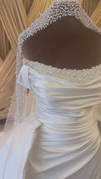 G21-062A - Champagner Spitze Prinzessinnen-Ballkleid Brautkleid